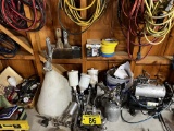 LOT OF PAINT SPRAY EQUIPMENT