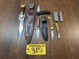 LOT: 7-ASSORTED KNIVES