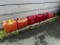 LOT OF 8-ASSORTED FUEL CANS
