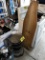 LOT: VINTAGE IRONING BOARD, KEROSENE SPACE HEATER