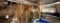LOT: CRAFTSMAN WORK LIGHT, CHAIN, FISHING NET, 2-SCYTHES