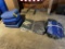 LOT OF ASSORTED PACKING BLANKETS, TARPS, MISC. BANNERS