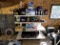 4-SHELF STORAGE RACK & CONTENTS: