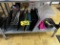 LOT OF ASSORTED SIZE PIZZA PANS & SCREENS, BAKING PANS & MATS, W/ HOLDERS