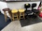 LOT OF 5-ASSORTED CHAIRS: 3-BAR STOOLS, 2-OFFICE CHAIRS