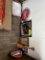 MISC. SIGN LOT: 2-GULF, MILLER LITE MIRROR, BUDWEISER CLOCK, MISC. BANNERS
