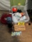 LOT: MISC. SHELVING HARDWARE, EXTENSION CORD, LASKO SPACE HEATER, BUNGEES, FOOT MASSAGER