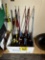 BID PRICE X 10 - (10) ASSORTED NEW FISHING POLES W/ OPEN & CLOSE FACE REELS