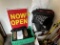 LOT: OPEN SIGNS, COOLER BAGS, TOTES, MILK CRATES