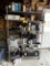 PORTABLE STORAGE RACK & CONTENTS:
