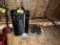 LOT: HIP WADERS, BAIT BASKET, TACKLE, SPOON