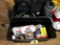 MISC. IN 2-TOTES: HAND TOOLS & POWER TOOLS, ELECTRICAL, GRILL COVER, MISC.
