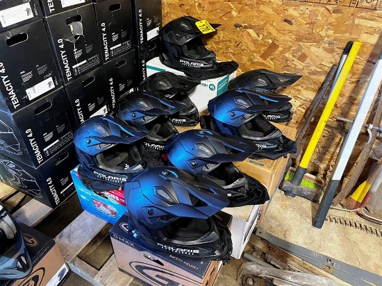 BID PRICE X 8 - (8) TENACITY 4.0 ATV HELMETS, ASSORTED SIZES: