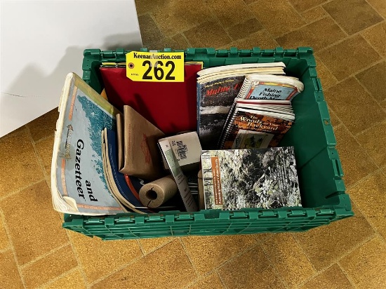 LOT OF ASSORTED MAINE MAPS, GUIDES & BROCHURES