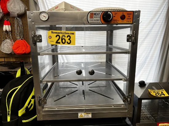 2021 HEATMAX FOOD WARMER, 20" X 20" X 24"H