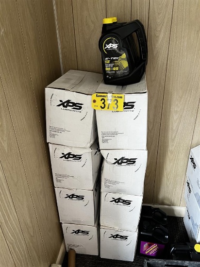 BID PRICE X 8 - (8) CASES OF XPS E-TEC ENGINE OIL, 3-GAL. PER CASE, TOTAL: 26-GAL.
