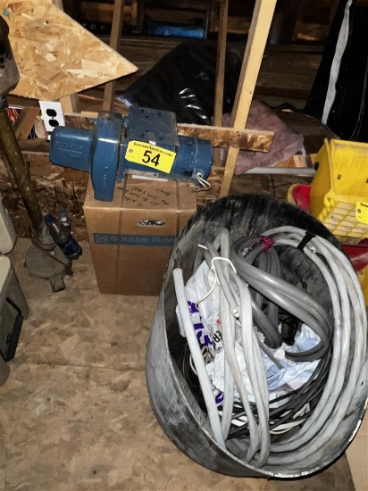 LOT: 3-WATER PUMPS W/ HOSE & PLUMBING ACCESSORIES