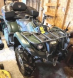 2009 YAMAHA GRIZZLY YFM450 4WD ATV, PASSENGER SEAT, WINCH, S/N:5Y4AJ26YX9A010513
