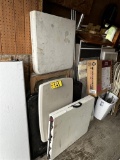 LOT: 3-LIFETIME FOLDING TABLES (1-BROKEN) & 2-CARD TABLES