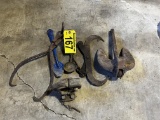 LOT: ANCHOR, PINTLE HITCH, LIFTING TONGS, ICE TONGS