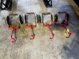 BID PRICE X 2 - (2) SETS OF UNIVERSAL SNOWMOBILE TRANSPORT DOLLIES