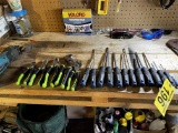LOT: QUINN 13-PC DRIVER SET, 5-PC PLIER SET