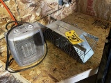 LOT: SPACE HEATER, HAVAHART TRAP