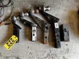 BID PRICE X 4 - (4) HITCHES W/ 1-INSERT: