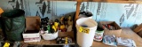 REMAINING CONTENTS UNDER WORK BENCH: