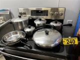 7-PC ASSORTED REVEREWARE W/ 5-LIDS