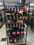 CONTENTS ON STORAGE RACK: ATV MOTOR OILS