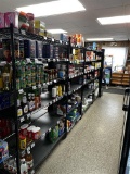 LOT: DRY GOOD & PAPER GOOD INVENTORY ON 4-STORAGE RACKS