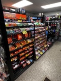 LOT: ASSORTED SWEETS & CANDY ON 3-STORAGE RACKS