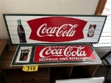 LOT: (2) TIN SIGNS, BUDWEISER & BUD LIGHT