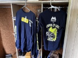 BID PRICE X 35 - (35) CROSS LAKE SNOWMOBILING CROWN OF MAINE LONG SLEEVE SHIRTS, ASSORTED SIZES