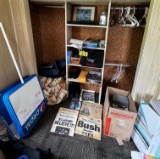 CONTENTS OF CLOSET: