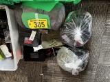 LOT: 36-ASSORTED BEANIES, SLEEPING BAG, HARLEY DAVIDSON GLOVES