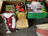 LOT: 3-TOTES OF ASSORTED FISHING GEAR, REPELLANTS, HEAD GEAR, TACKLE