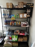 WIRE STORAGE RACK & CONTENTS: