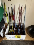 BID PRICE X 10 - (10) ASSORTED NEW FISHING POLES W/ OPEN & CLOSE FACE REELS
