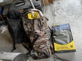 LOT: 3-BACKPACKS, WATERPROOF DUFFLE BAG