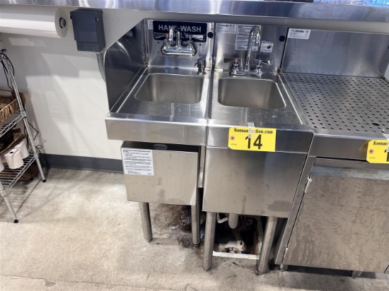 2024 GLASTENDER S/S WET WASTE SINK W/ HAND WASH SINK