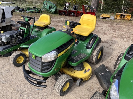 JOHN DEERE E130 RIDING LAWN TRACTOR
