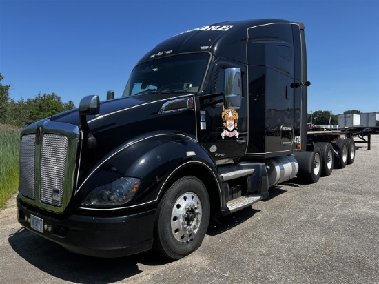 2016 KENWORTH T680 SLEEPER TRACTOR, MILES: 808,591, VIN:1XKYDP9XXGJ137925