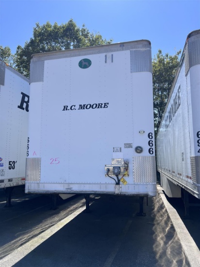 2012 GREAT DANE 53FT VAN TRAILER, TL666ME, VIN: 1GRAA062XCD441020