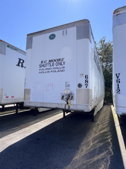 2012 GREAT DANE 53FT VAN TRAILER, TL687ME, VIN: 1GRAA0627CD441041