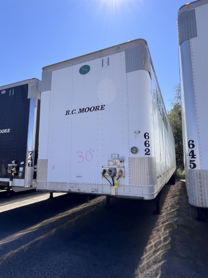 2012 GREAT DANE 53FT VAN TRAILER, TL662ME, VIN: 1GRAA0628CD441016