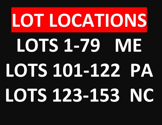 LOT LOCATIONS