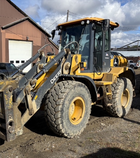 2019 JOHN DEERE 524L WHEEL LOADER, S/N: 1DW524LTTKF701025, 20.5R25 TIRES, DIESEL, 7,564 HOURS