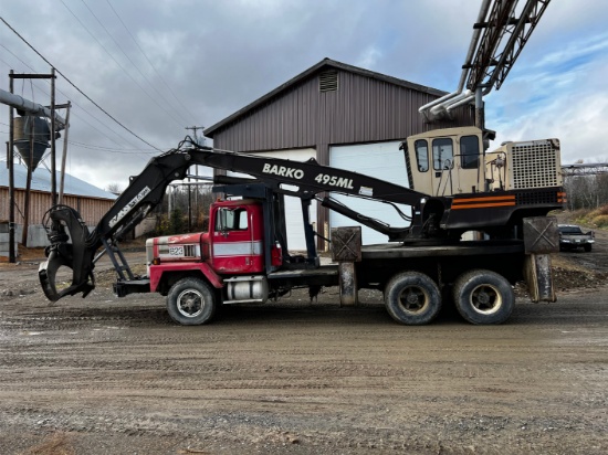 2006 BARKO 495ML MATERIAL LOADER, LIVE HEEL, 6,100 HRS, JOHN DEERE DIESEL, S/N: 10649523701